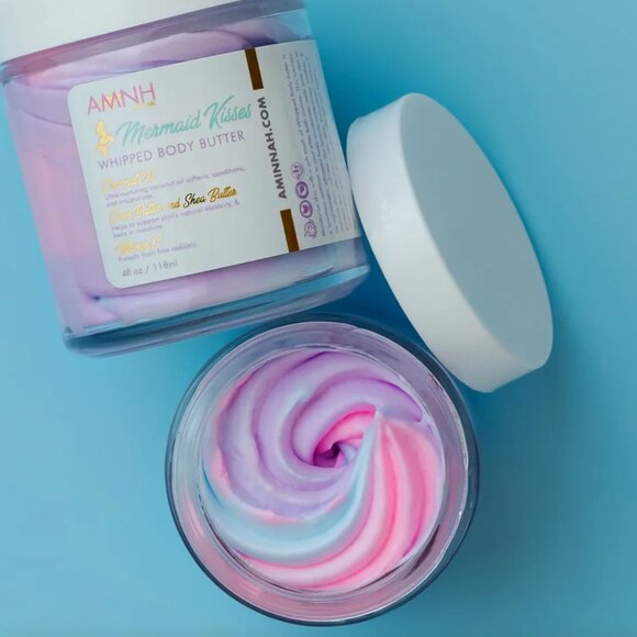 Aminnah 8oz Mermaid Kisses Whipped Body Butter NWT - Picture 4 of 4